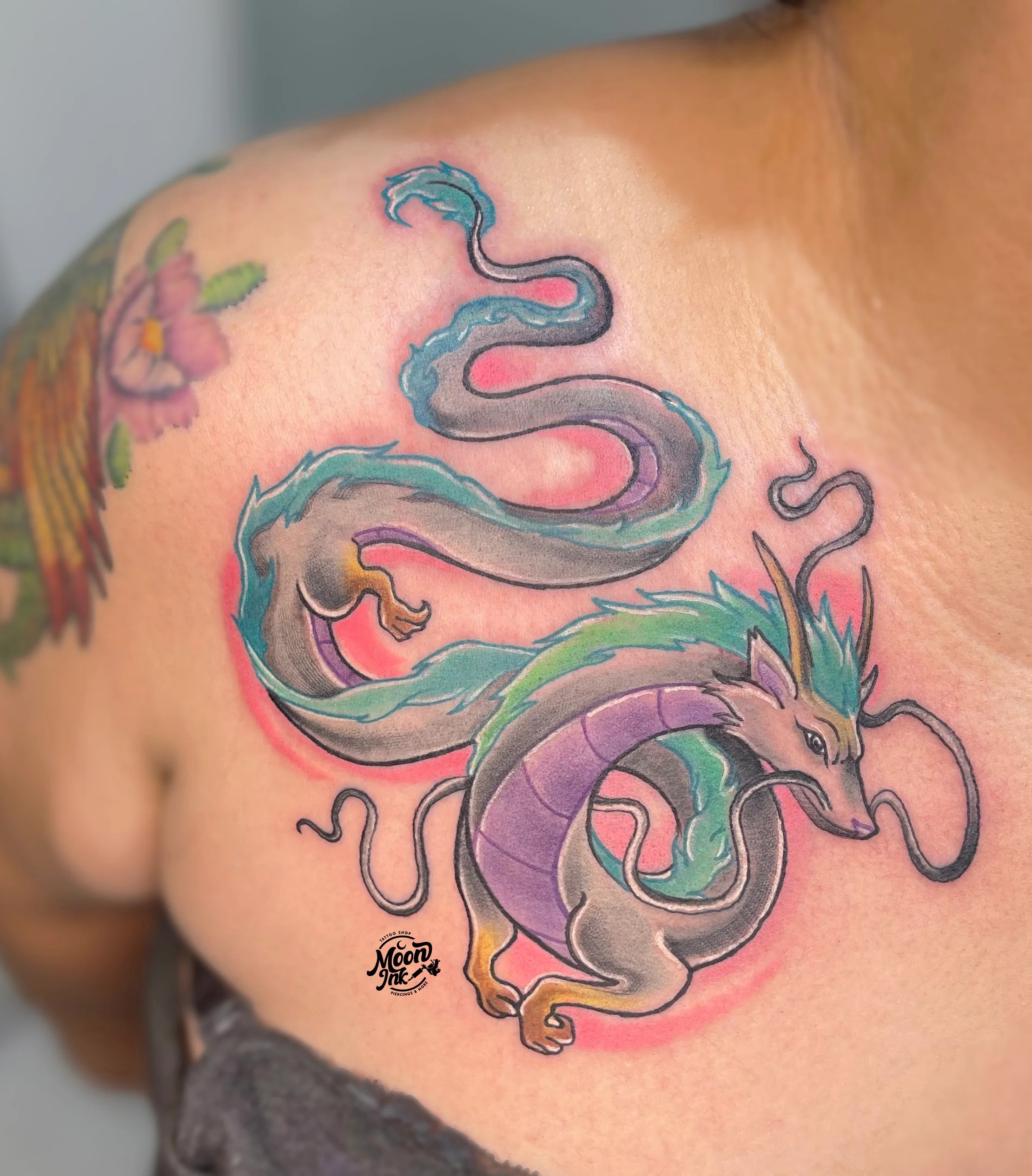 Tatouage dragon anime